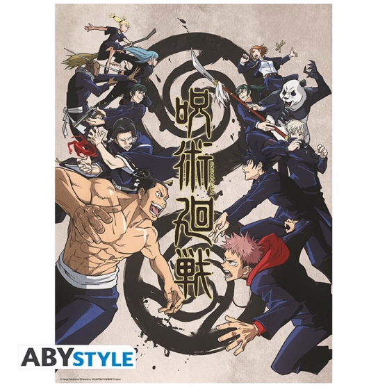 Poster Jujutsu Kaisen, Tokyo vs. Kyoto, 52 x 38 cm