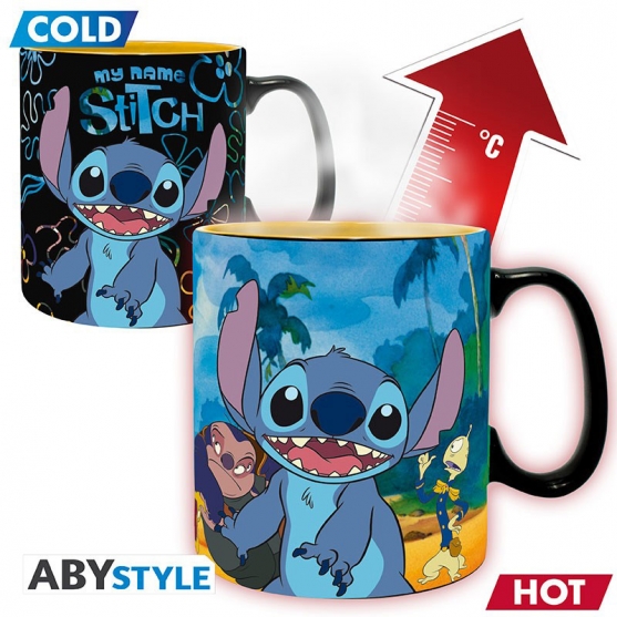 Taza Disney Lilo & Stitch, Sensitiva al Calor 460 ml