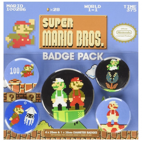 Chapas Super Mario Bros.