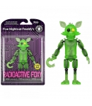 Figura Articulada Five Nights at Freddy's, Radioactive Foxy (Brilla en la Oscuridad) 13 cm