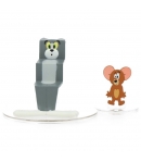 Figura Tom y Jerry Prensados, Medi Com Toy, 4 y 6 cm