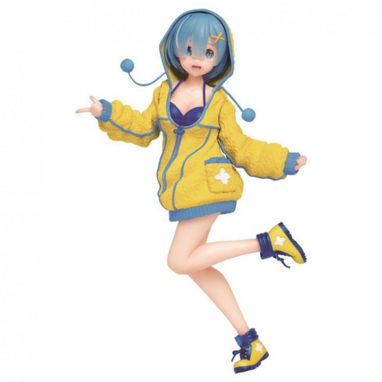 Figura Re: Zero, Rem Fluffy Hoodie Ver. Renewal 23 cm