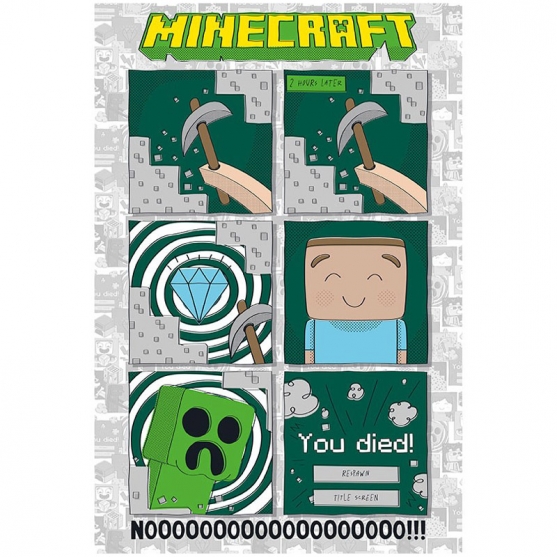 Poster Minecraft One Last Diamond, 91,5 x 61 cm