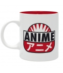 Taza Asian Art, Eat. Sleep. Anime Repeat. 320 ml