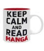 Taza Asian Art, Keep Calm and Read Manga 320 ml
