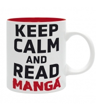 Taza Asian Art, Keep Calm and Read Manga 320 ml
