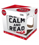 Taza Asian Art, Keep Calm and Read Manga 320 ml