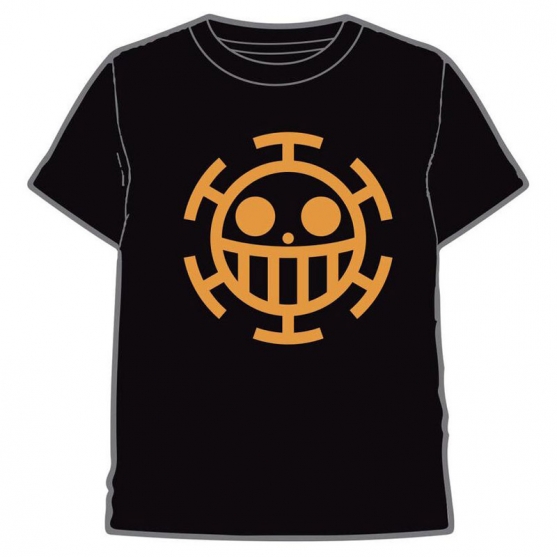 Camiseta One Piece Trafalgar Law Logo, Niño 8 Años