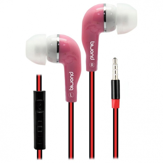 Auriculares con Micrófono Mix Sou Biwond Rosa