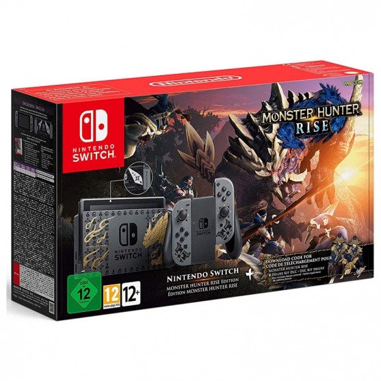 Consola Nintendo Switch Edición Monster Hunter Rise