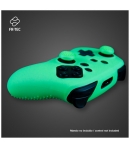 Funda Silicona y Grips, Custom Kit Glow in the Dark para Mando Pro Controller Switch