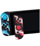 Funda Silicona y Grips para Mandos Joy-con, Silicone Sleeve Gamer Kit Blackfire