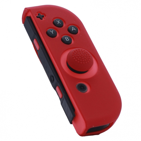 Silicona y Grip Rojo para Mando Joy-con Derecho Fr.tec