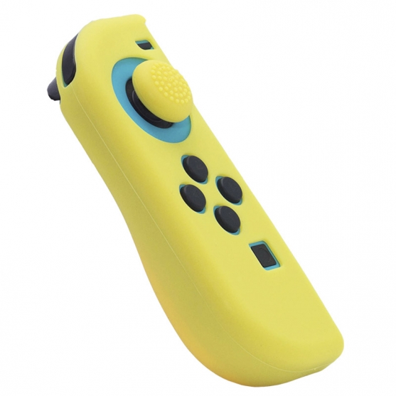 Silicona y Grip Amarillo para Mando Joy-con Izquierdo Fr.tec