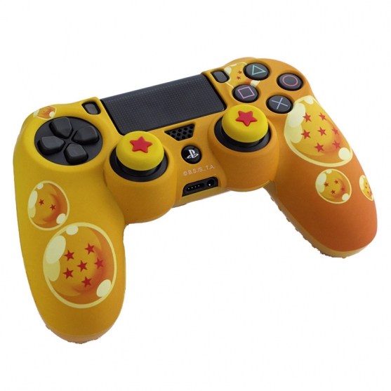Carcasa Protectora y Grips para Dualshock 4, Combo Pack Dragon Ball Z Fr.tec