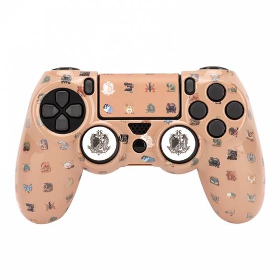 Carcasa Protectora y Grips para Dualshock 4, Combo Pack Monster Hunter World Iconos Fr.tec