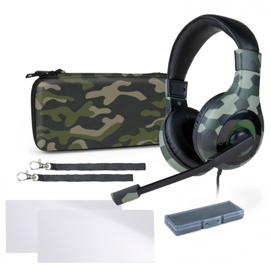 Pack Accesorios Essential Camo Pack Bigben. Switch / Oled / Lite