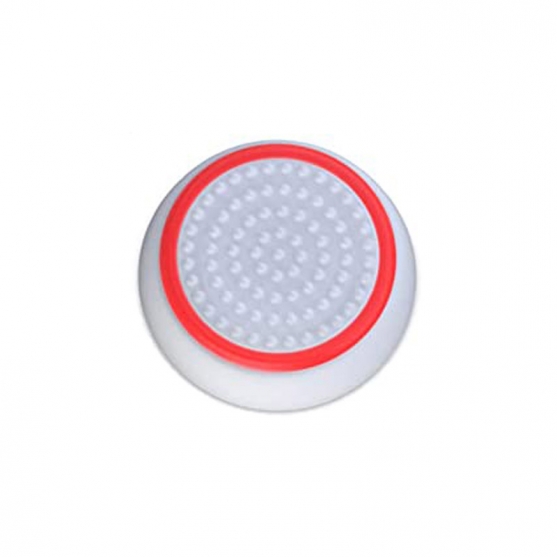 Grip Translucido y Rojo Punteado Dualshock 4