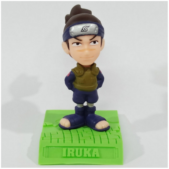 Figura Naruto, Iruka Base Verde 4 cm