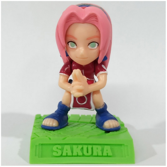 Figura Naruto, Sakura Base Verde 4 cm