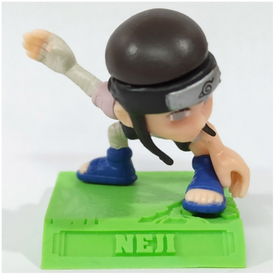 Figura Naruto, Neji Base Verde 3 cm