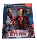 Figura Marvel Civil War Captain America, Iron Man Metals Die Cast 15 cm
