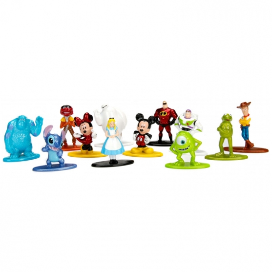 Pack 10 Figuras Disney Pixar Nano Metalfigs 4 cm