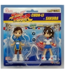 Figuras Street Fighter, Chun-li x Sakura Pinky 10 cm