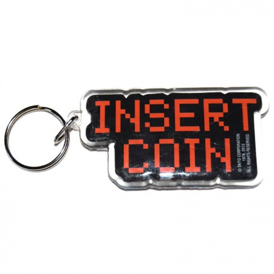 Llavero Space Invaders Insert Coin