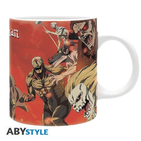 Taza Attack on Titan, Battle scene season 4, 320 ml