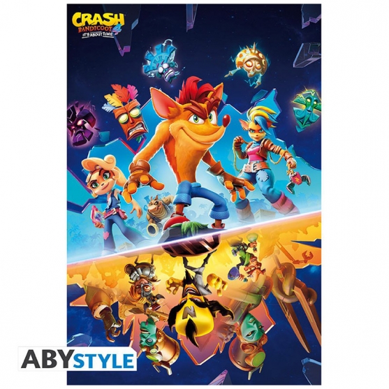 Poster Crash Bandicoot It's About Time, 91,5 x 61 cm