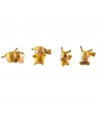 Set Figuras Pokémon 025 Pikachu Tomy , de 2 a 4 cm