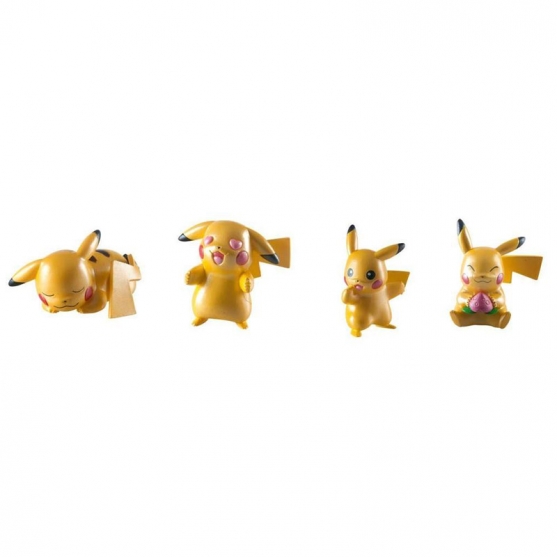 Set Figuras Pokémon 025 Pikachu Tomy , de 2 a 4 cm
