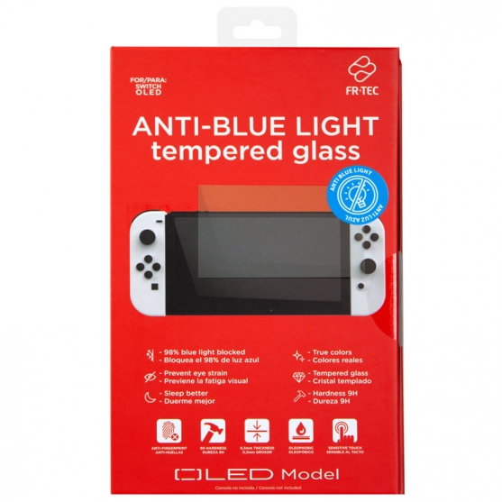 Protector Pantalla Cristal Templado Filtro Azul Fr.tec, Switch Oled