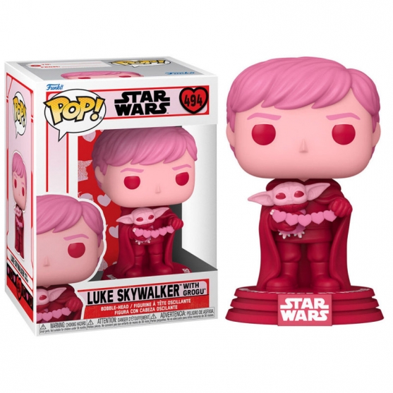 Pop! Luke Skywalker With Grogu 494 Star Wars