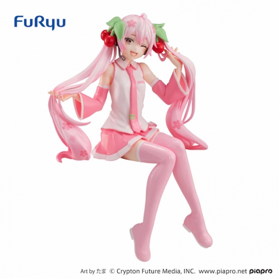 Figura Hatsune Miku, Sakura MikuWink Ver. Noodle Stopper 16 cm