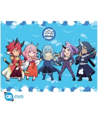 Poster That Time I Got Reincarnated as a Slime, Personajes Chibi 52 x 38 cm