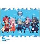 Poster That Time I Got Reincarnated as a Slime, Personajes Chibi 52 x 38 cm