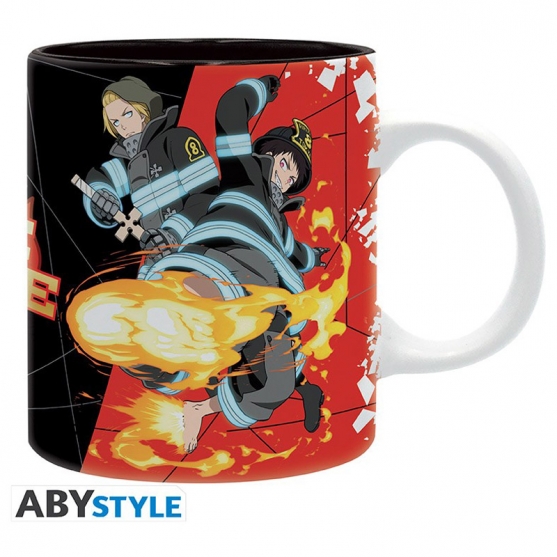 Taza Fire Force Compañias 7 y 8, 320 ml