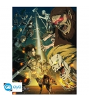 Poster Tela Enrollable Attack on Titan Part 1 Key Visual, 50 x 70 cm