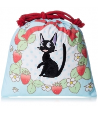 Bolsa Saco Studio Ghibli Nicky La Aprendiz de Bruja, Jiji y Fresas