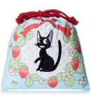 Bolsa Saco Studio Ghibli Nicky La Aprendiz de Bruja, Jiji y Fresas