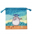 Bolsa Saco Studio Ghibli Mi Vecino Totoro, Totoro Bajo la LLuvia 20 x 19