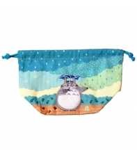 Bolsa Saco Studio Ghibli Mi Vecino Totoro, Totoro Bajo la LLuvia 17 x 26