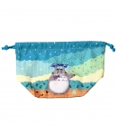 Bolsa Saco Studio Ghibli Mi Vecino Totoro, Totoro Bajo la LLuvia 17 x 26