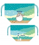 Bolsa Saco Studio Ghibli Mi Vecino Totoro, Totoro Bajo la LLuvia 17 x 26