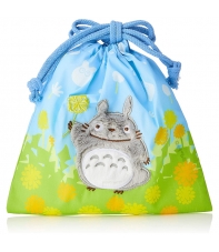 Bolsa Saco Studio Ghibli Mi Vecino Totoro, Totoro y Flores 20 x 19