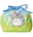 Bolsa Saco Studio Ghibli Mi Vecino Totoro, Totoro y Flores 17 x 26