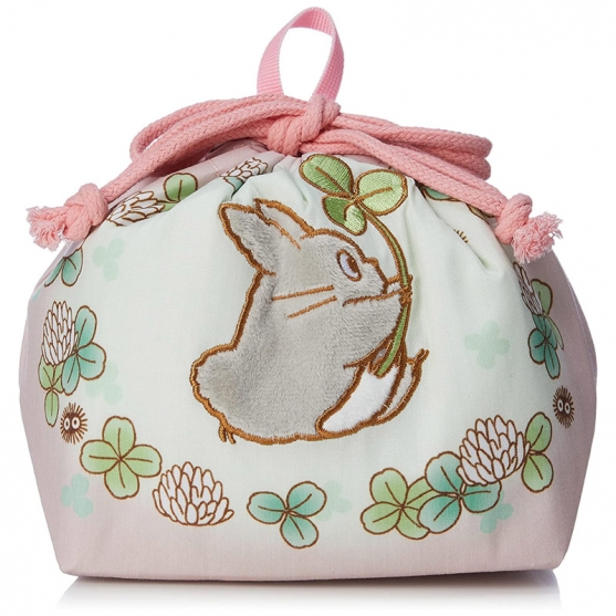 Bolsa Saco Studio Ghibli Mi Vecino Totoro, Totoro Clover 17 x 26