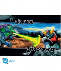 Poster Uforobot Grendize, Grendizer Vs Giru Giru 91,5 x 61 cm